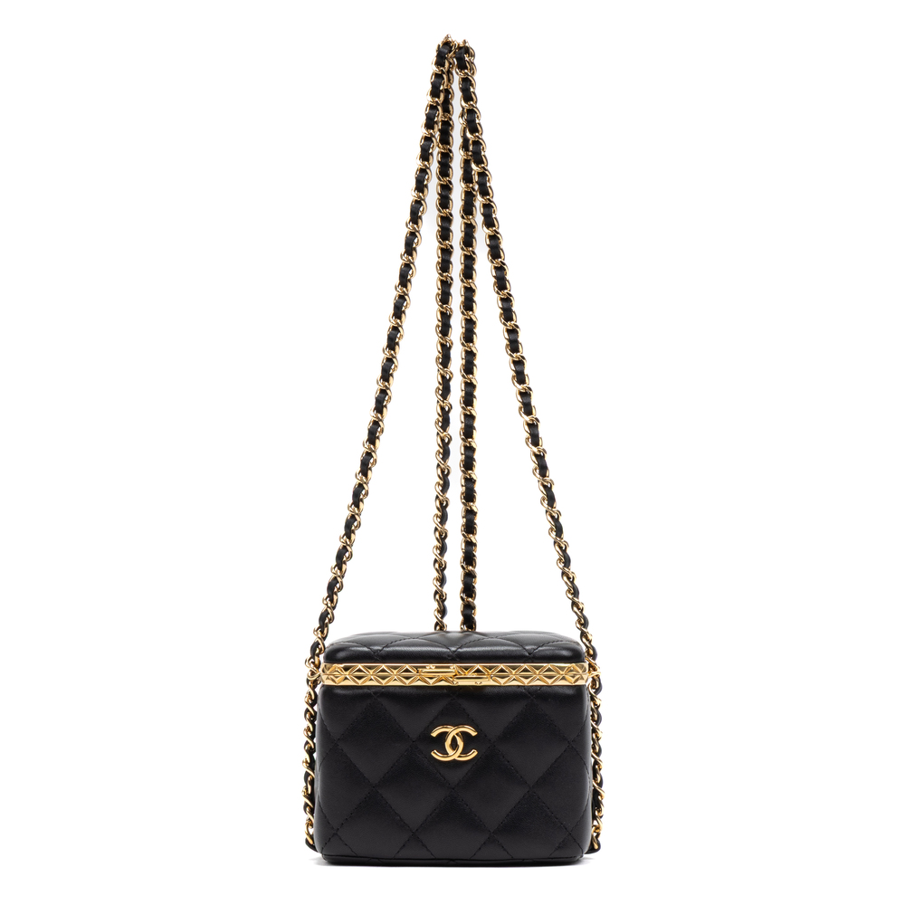 Chanel Lock Frame Vanity Case